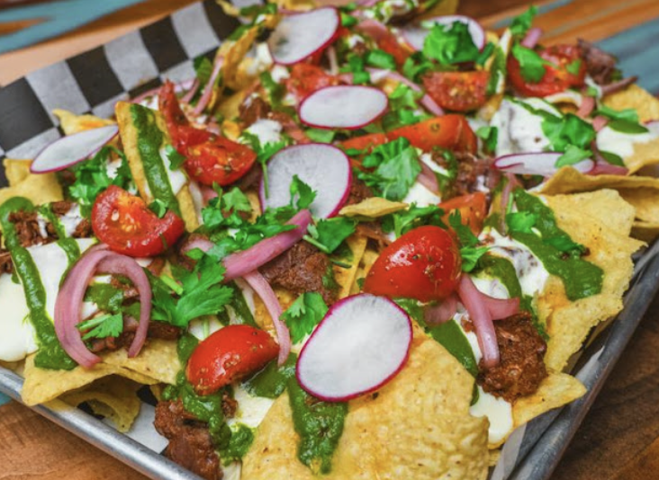 Coa Cantina signature dishes EloteStreet Taco NachosThe Works